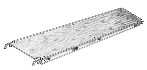 Plywood Deck Scaffold Plank 7x21 - American Ladders & Scaffolds