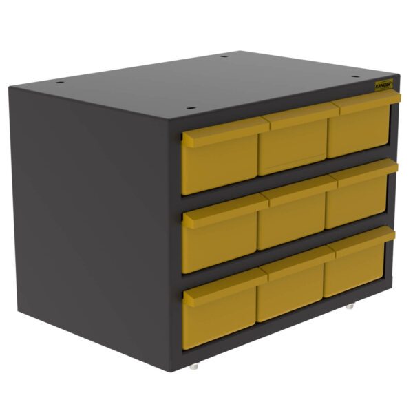 Steel Cabinet w/ 9 Divided Drawers