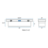 UWS 58" Crossover Truck Tool Box - American Ladders & Scaffolds