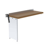 Workbench, aluminum w/hardwood top